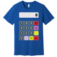 Calculator Math Teacher Halloween Costumes Funny Funny Premium T-Shirt