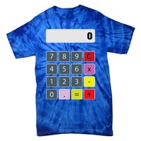 Calculator Math Teacher Halloween Costumes Funny Funny Tie-Dye T-Shirt