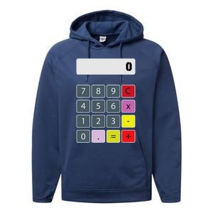 Calculator Math Teacher Halloween Costumes Funny Funny Performance Fleece Hoodie