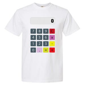 Calculator Math Teacher Halloween Costumes Funny Funny Garment-Dyed Heavyweight T-Shirt