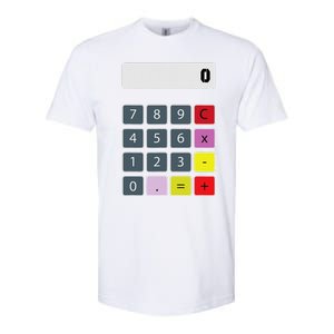 Calculator Math Teacher Halloween Costumes Funny Funny Softstyle CVC T-Shirt