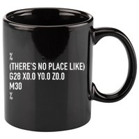 CNC Machinist There's No Place Like G28 X0 Y0 Z0 11oz C Handle Ceramic Mug