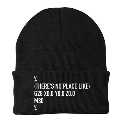 CNC Machinist There's No Place Like G28 X0 Y0 Z0 Beanie