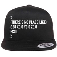 CNC Machinist There's No Place Like G28 X0 Y0 Z0 Flat Bill Trucker Hat