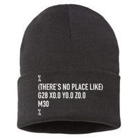 CNC Machinist There's No Place Like G28 X0 Y0 Z0 Sustainable Knit Beanie