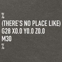 CNC Machinist There's No Place Like G28 X0 Y0 Z0 Cotton Canvas Backpack