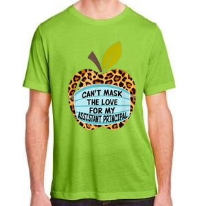 Can't Mask The Love For My Assistant Principal Funny Gift Adult ChromaSoft Performance T-Shirt