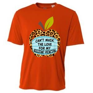 Can't Mask The Love For My Assistant Principal Funny Gift Cooling Performance Crew T-Shirt