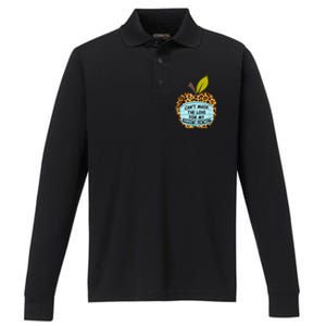 Can't Mask The Love For My Assistant Principal Funny Gift Performance Long Sleeve Polo