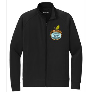 Can't Mask The Love For My Assistant Principal Funny Gift Stretch Full-Zip Cadet Jacket