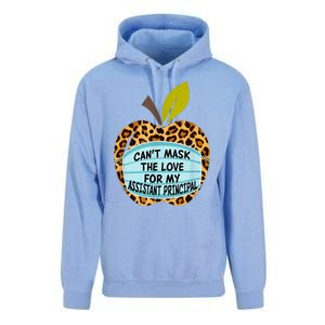 Can't Mask The Love For My Assistant Principal Funny Gift Unisex Surf Hoodie