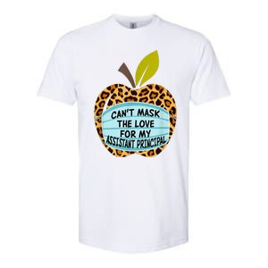 Can't Mask The Love For My Assistant Principal Funny Gift Softstyle CVC T-Shirt