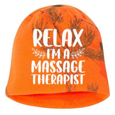 Cool Massage Therapist For Wo Relax Physical Therapy Kati - Camo Knit Beanie