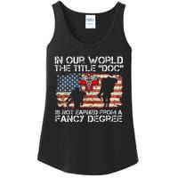 Combat Medic Title Doc Is Not Earned From A Fancy Degree Ladies Essential Tank