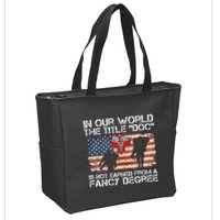 Combat Medic Title Doc Is Not Earned From A Fancy Degree Zip Tote Bag