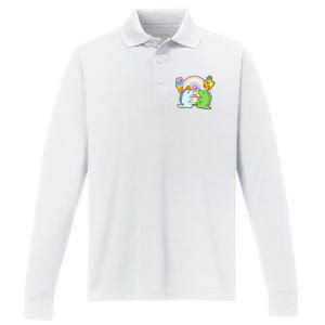 Cool May The 4th Be With You Birthday Performance Long Sleeve Polo