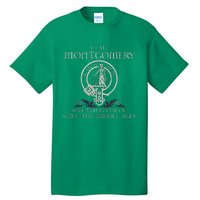 Clan Montgomery Tartan Crest Thistle Vintage Tall T-Shirt