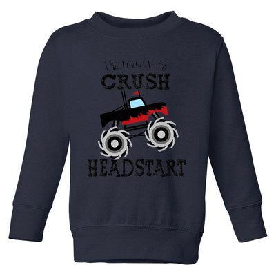 Crush Monster Truck, Back to School Boy Toddler Sweatshirt