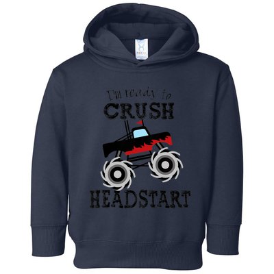 Crush Monster Truck, Back to School Boy Toddler Hoodie