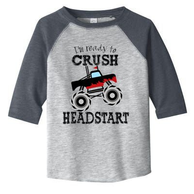 Crush Monster Truck, Back to School Boy Toddler Fine Jersey T-Shirt