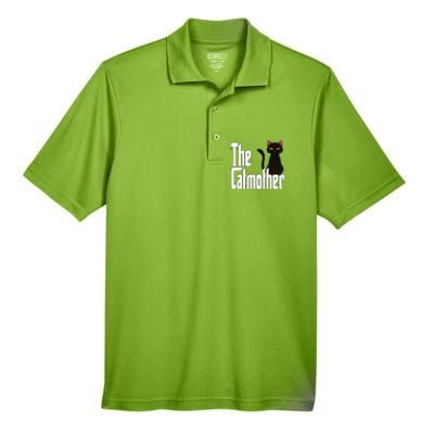 Cat Mother The Catmother Crazy Cat Mom Mama Men's Origin Performance Pique Polo