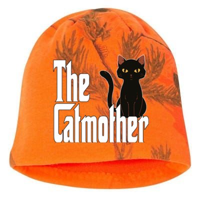 Cat Mother The Catmother Crazy Cat Mom Mama Kati - Camo Knit Beanie