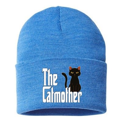 Cat Mother The Catmother Crazy Cat Mom Mama Sustainable Knit Beanie