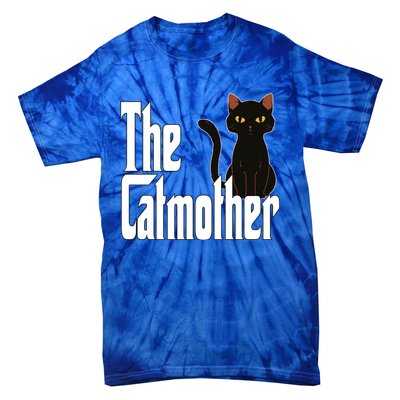 Cat Mother The Catmother Crazy Cat Mom Mama Tie-Dye T-Shirt