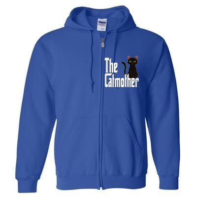 Cat Mother The Catmother Crazy Cat Mom Mama Full Zip Hoodie