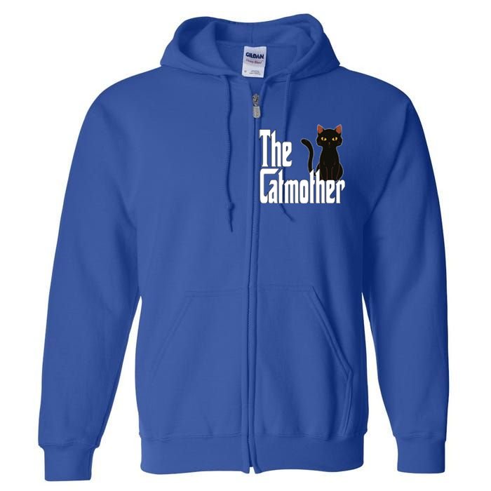 Cat Mother The Catmother Crazy Cat Mom Mama Full Zip Hoodie