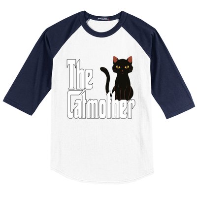 Cat Mother The Catmother Crazy Cat Mom Mama Baseball Sleeve Shirt