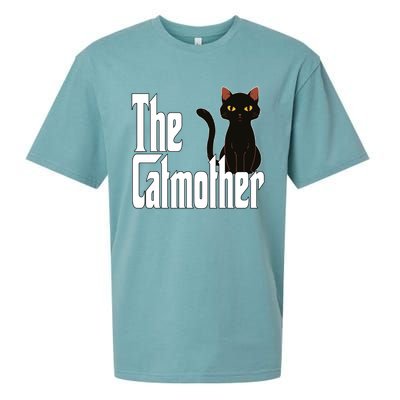 Cat Mother The Catmother Crazy Cat Mom Mama Sueded Cloud Jersey T-Shirt