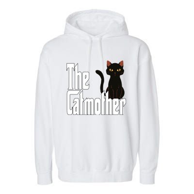 Cat Mother The Catmother Crazy Cat Mom Mama Garment-Dyed Fleece Hoodie