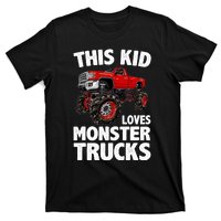 Cute Monster Truck For Boys Girls Monster Truck Lovers T-Shirt