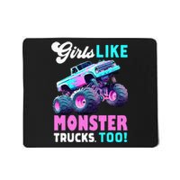 Cute Monster Truck Girls Like Monster Trucks Too Mousepad