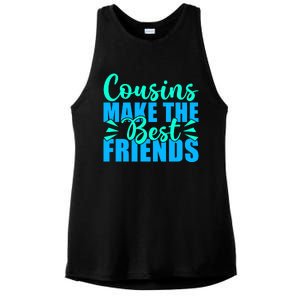 Cousins Make The Best Friends Cousin Ladies PosiCharge Tri-Blend Wicking Tank