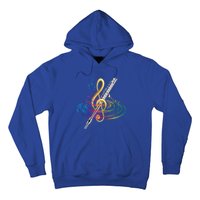 Classical Music Treble Clef Flutist Gift Flute Cute Gift Hoodie