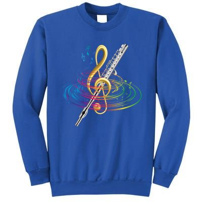 Classical Music Treble Clef Flutist Gift Flute Cute Gift Sweatshirt