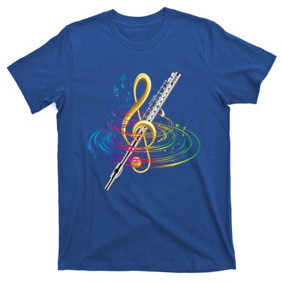 Classical Music Treble Clef Flutist Gift Flute Cute Gift T-Shirt