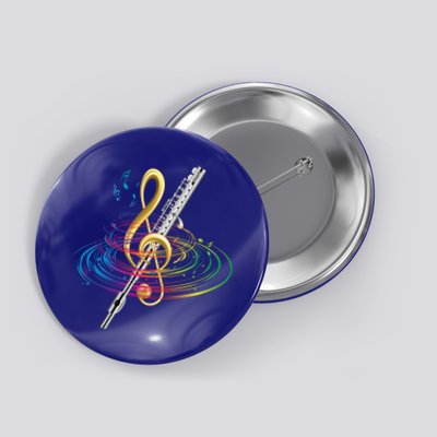 Classical Music Treble Clef Flutist Gift Flute Cute Gift Button