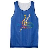 Classical Music Treble Clef Flutist Gift Flute Cute Gift Mesh Reversible Basketball Jersey Tank