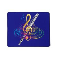 Classical Music Treble Clef Flutist Gift Flute Cute Gift Mousepad