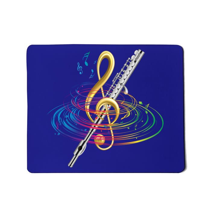 Classical Music Treble Clef Flutist Gift Flute Cute Gift Mousepad