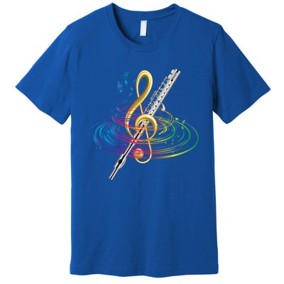 Classical Music Treble Clef Flutist Gift Flute Cute Gift Premium T-Shirt