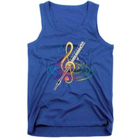 Classical Music Treble Clef Flutist Gift Flute Cute Gift Tank Top