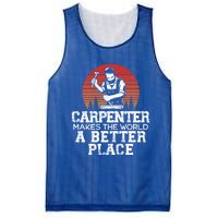 Carpenter Makes This World A Better Place Carpentry Meaningful Gift Mesh Reversible Basketball Jersey Tank