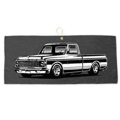 C10 Mini Truck Lowrider Slammed Large Microfiber Waffle Golf Towel