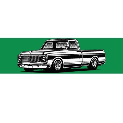 C10 Mini Truck Lowrider Slammed Bumper Sticker