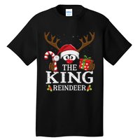 Christmas Matching The King Reindeer Family Tall T-Shirt