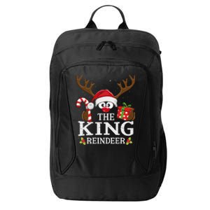 Christmas Matching The King Reindeer Family City Backpack